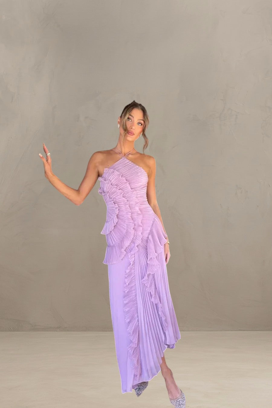 ISADORA | ASYMMETRIC ELEGANT MAXI DRESS