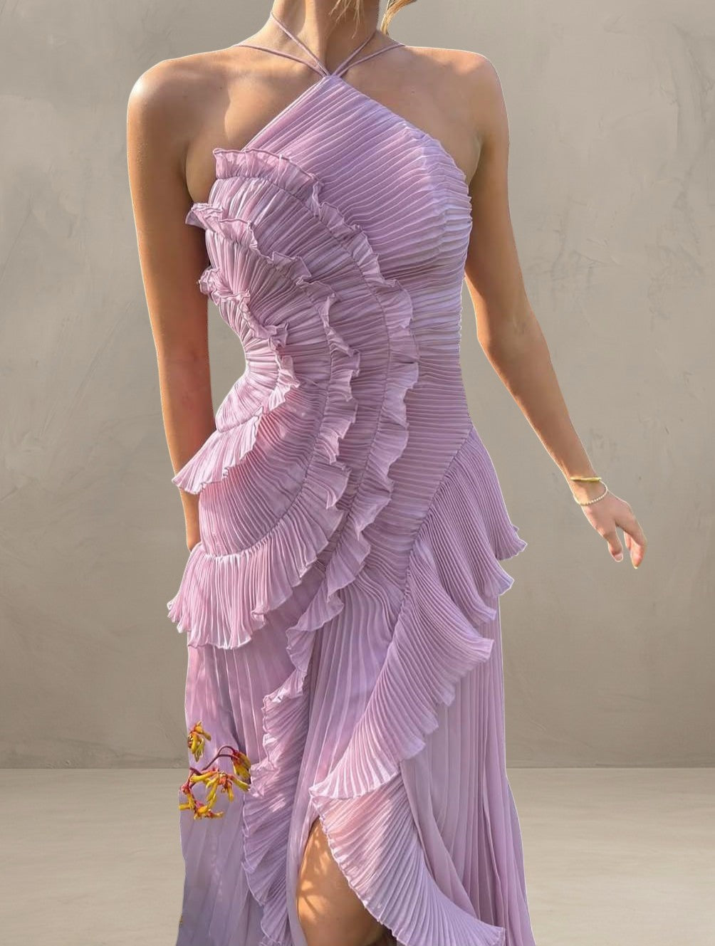 ISADORA | ASYMMETRIC ELEGANT MAXI DRESS