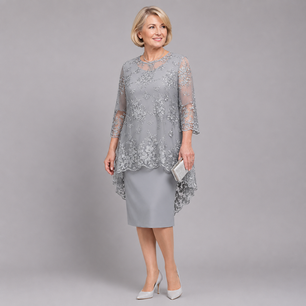 MABEL | EMBROIDERED OCCASION MIDI DRESS