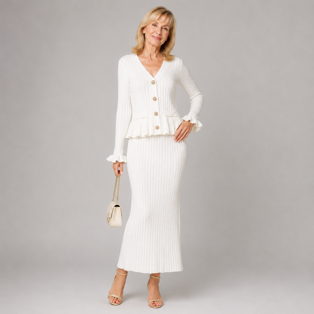 JUDITH | KNITTED RUFFLE SET