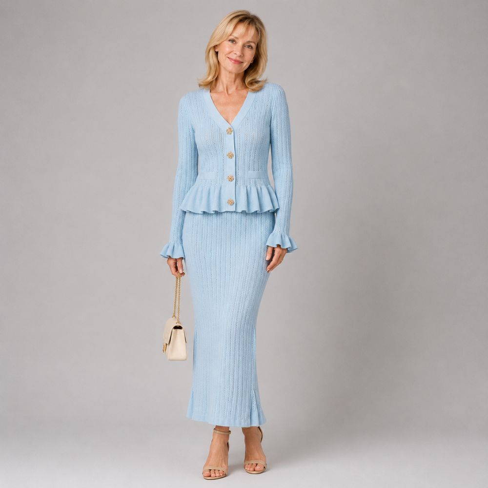 JUDITH | KNITTED RUFFLE SET