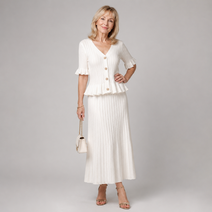 JUDITH | KNITTED RUFFLE SET