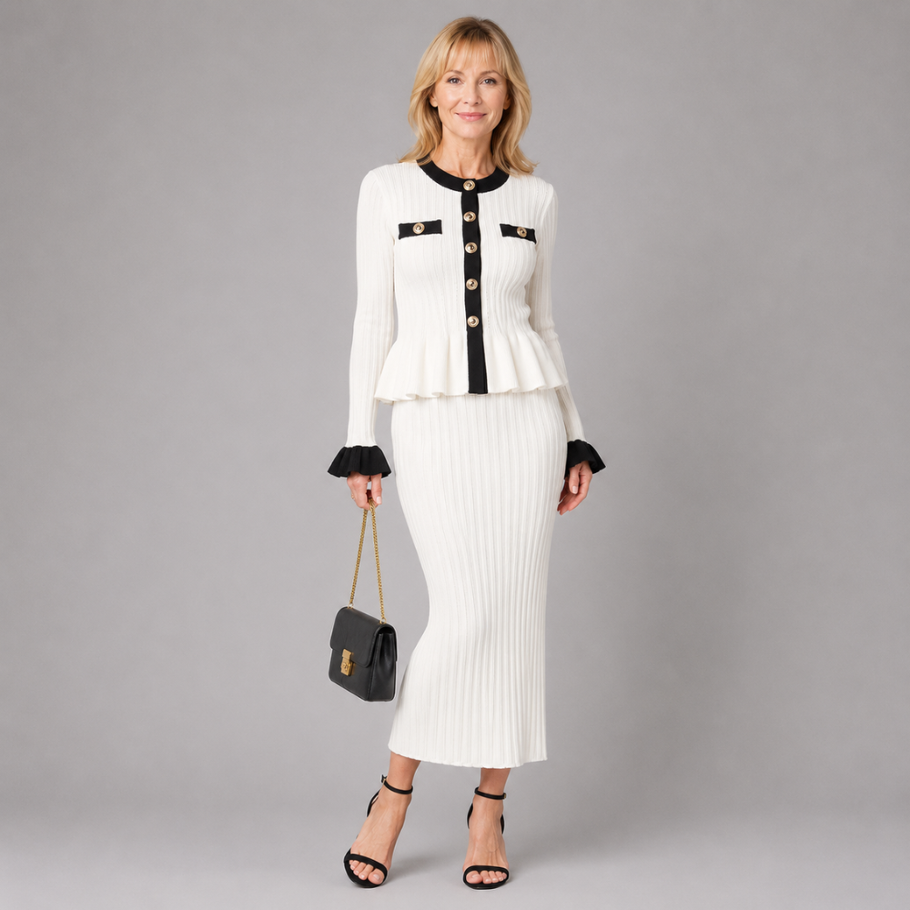 JUDITH | KNITTED RUFFLE SET