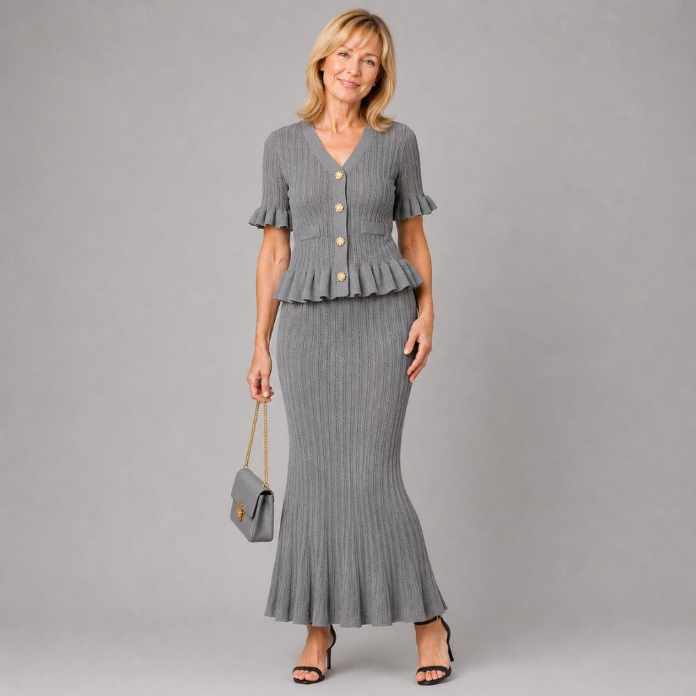 JUDITH | KNITTED RUFFLE SET