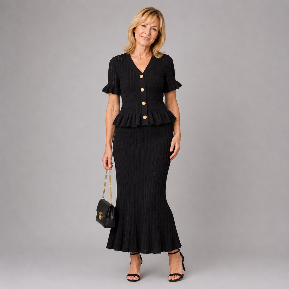 JUDITH | KNITTED RUFFLE SET