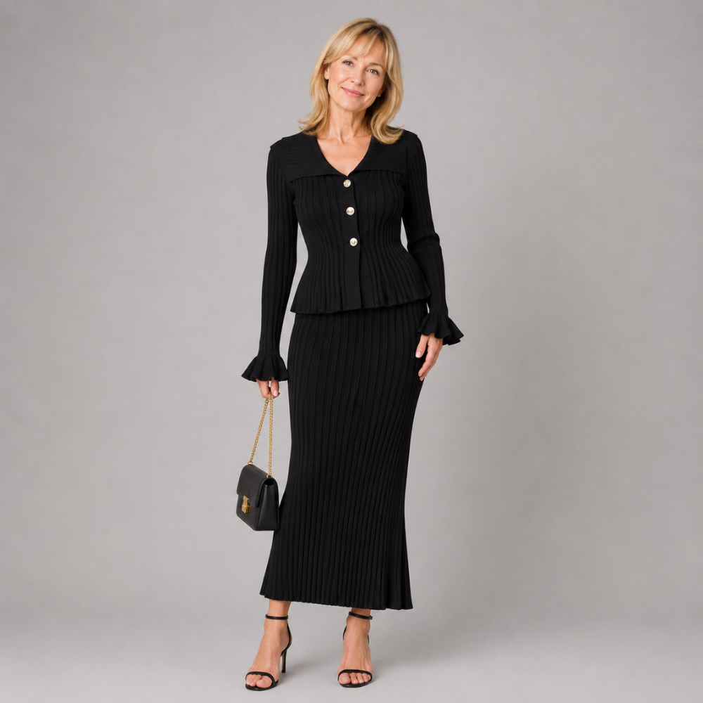 JUDITH | KNITTED RUFFLE SET