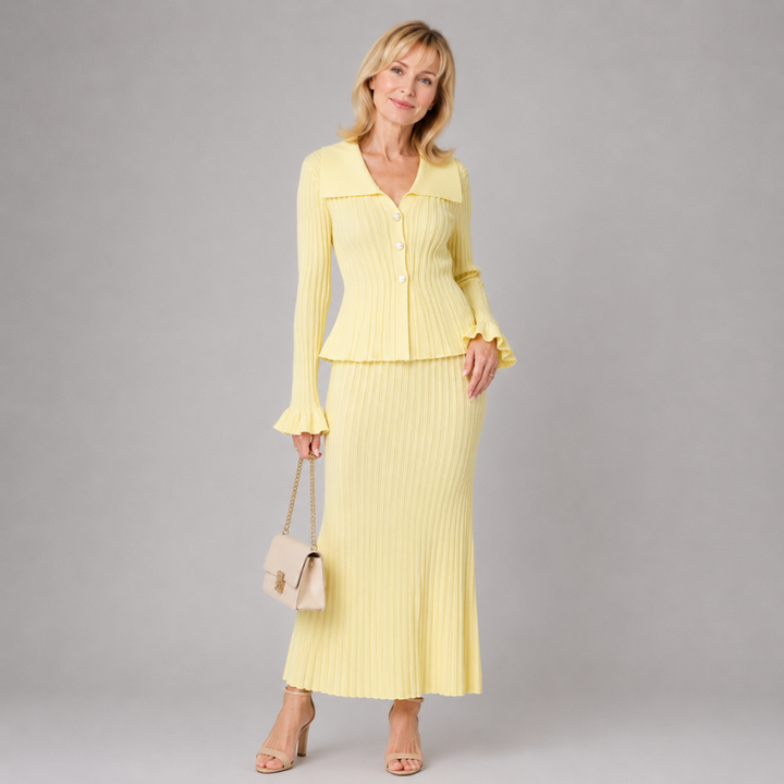 JUDITH | KNITTED RUFFLE SET