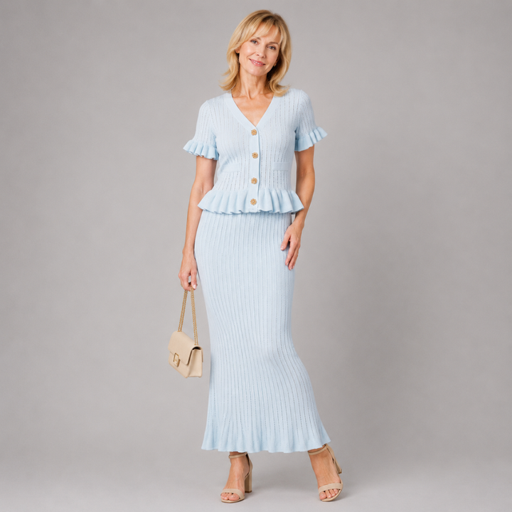JUDITH | KNITTED RUFFLE SET