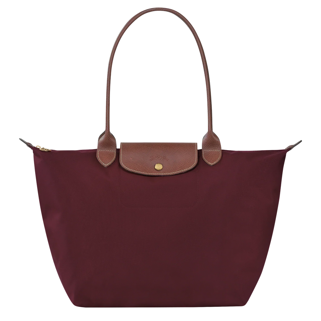 ELARA – Large Foldable Tote, Burgundy