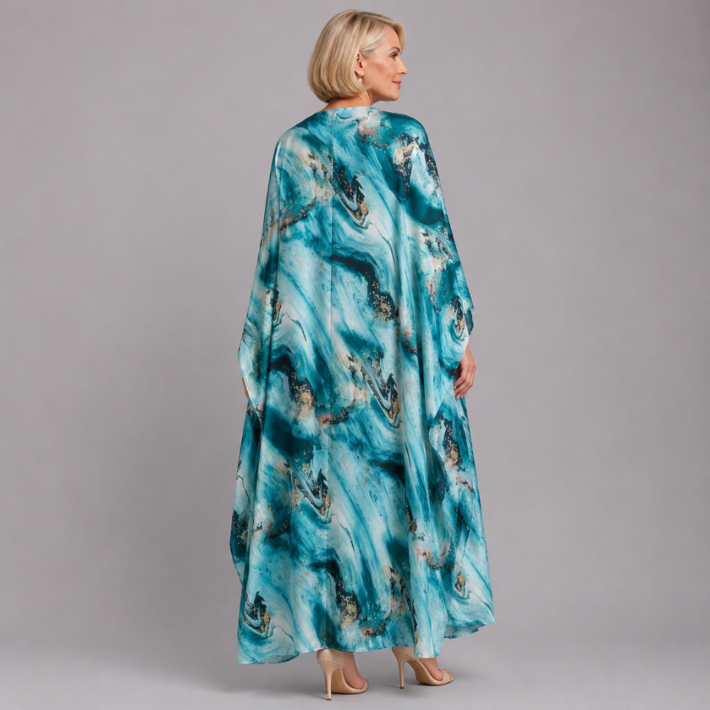 LORRAINE | PRINTED KAFTAN MAXI DRESS