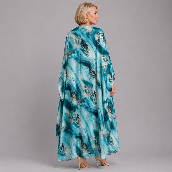 LORRAINE | PRINTED KAFTAN MAXI DRESS