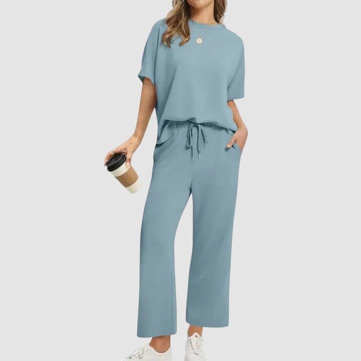 TATUM | RELAXED WIDE LEG TWO PIECE SET