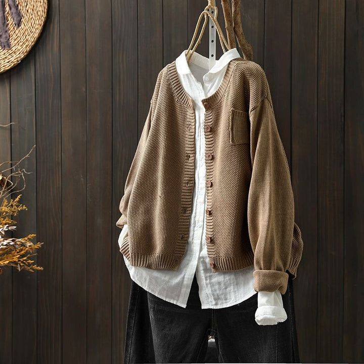 LUCY | KNIT BUTTON CARDIGAN