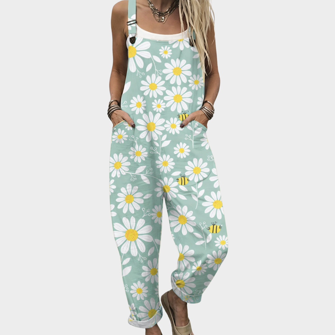 RELAXED DUNGAREE JUMPSUIT
