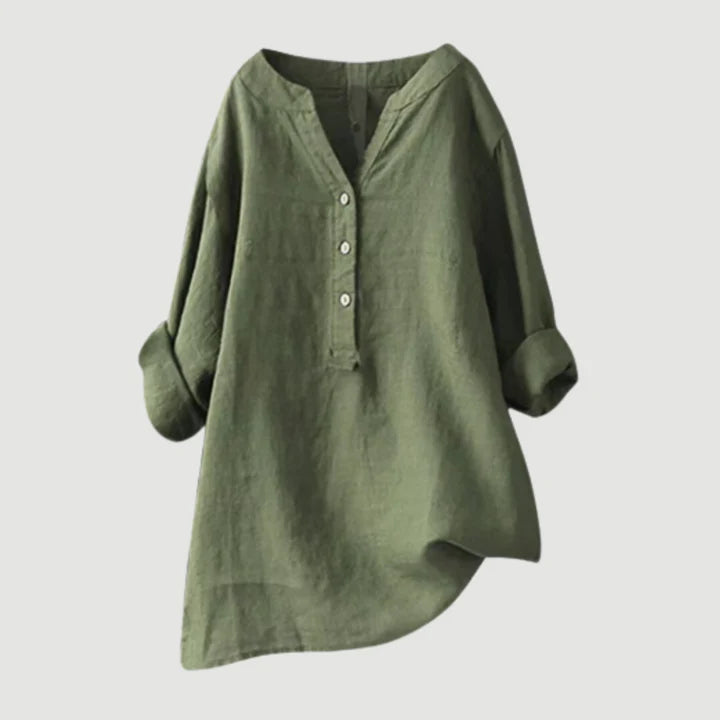 Freja | Airy and comfortable button-up shirt