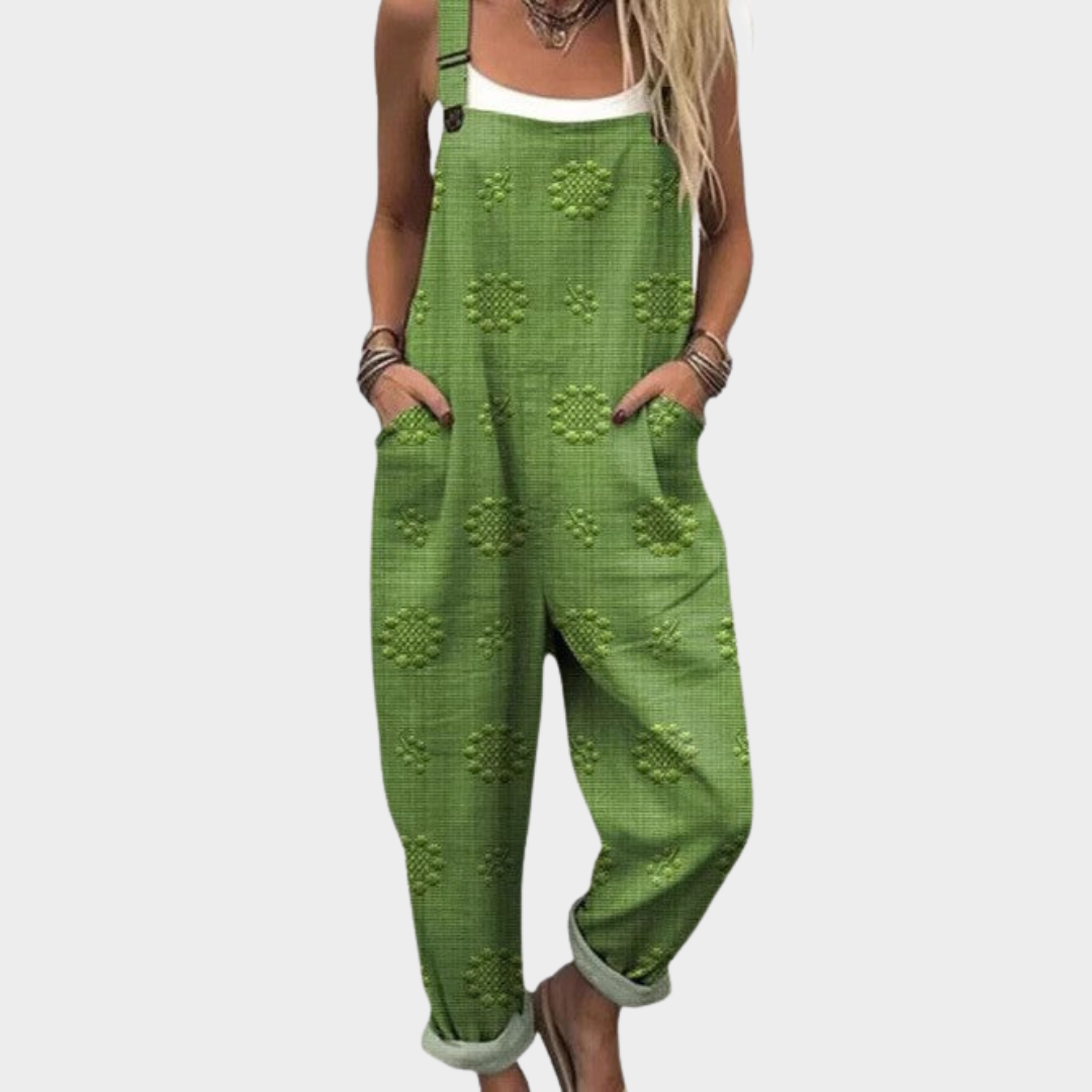 RELAXED DUNGAREE JUMPSUIT