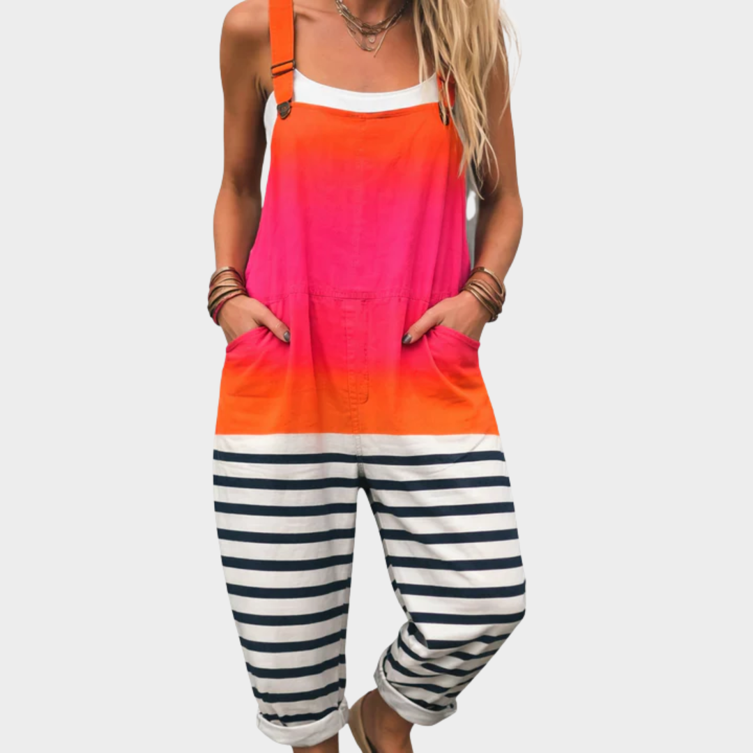 RELAXED DUNGAREE JUMPSUIT