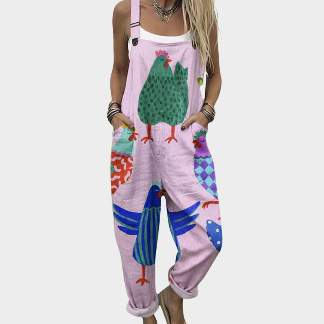 RELAXED DUNGAREE JUMPSUIT
