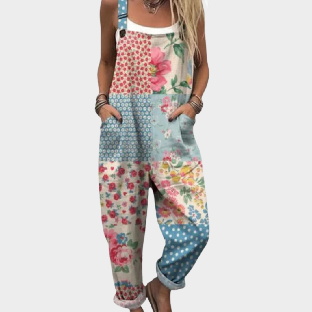 RELAXED DUNGAREE JUMPSUIT