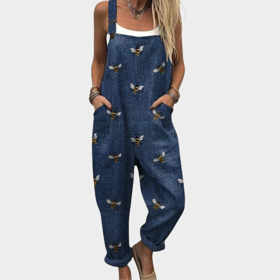 RELAXED DUNGAREE JUMPSUIT
