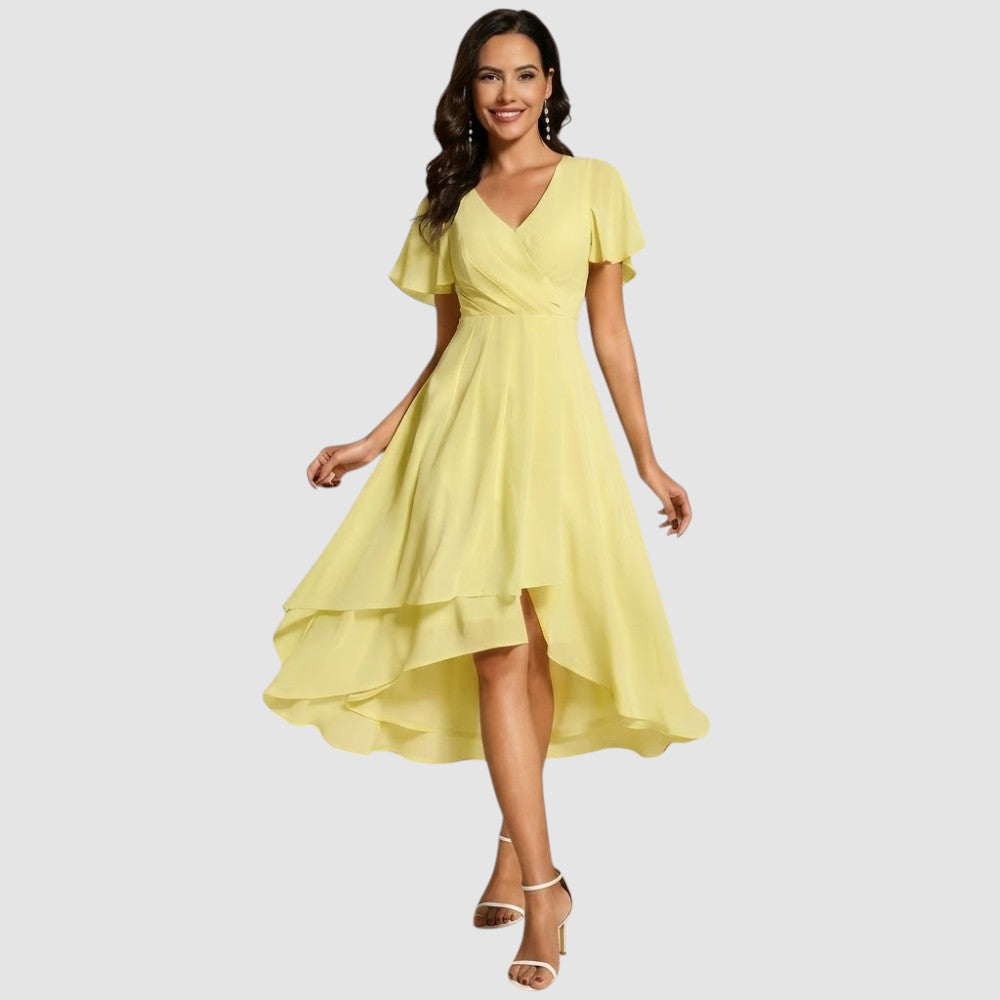 ANNMARIE | CHIFFON PARTY MIDI DRESS