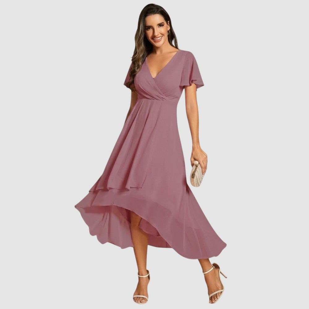 ANNMARIE | CHIFFON PARTY MIDI DRESS