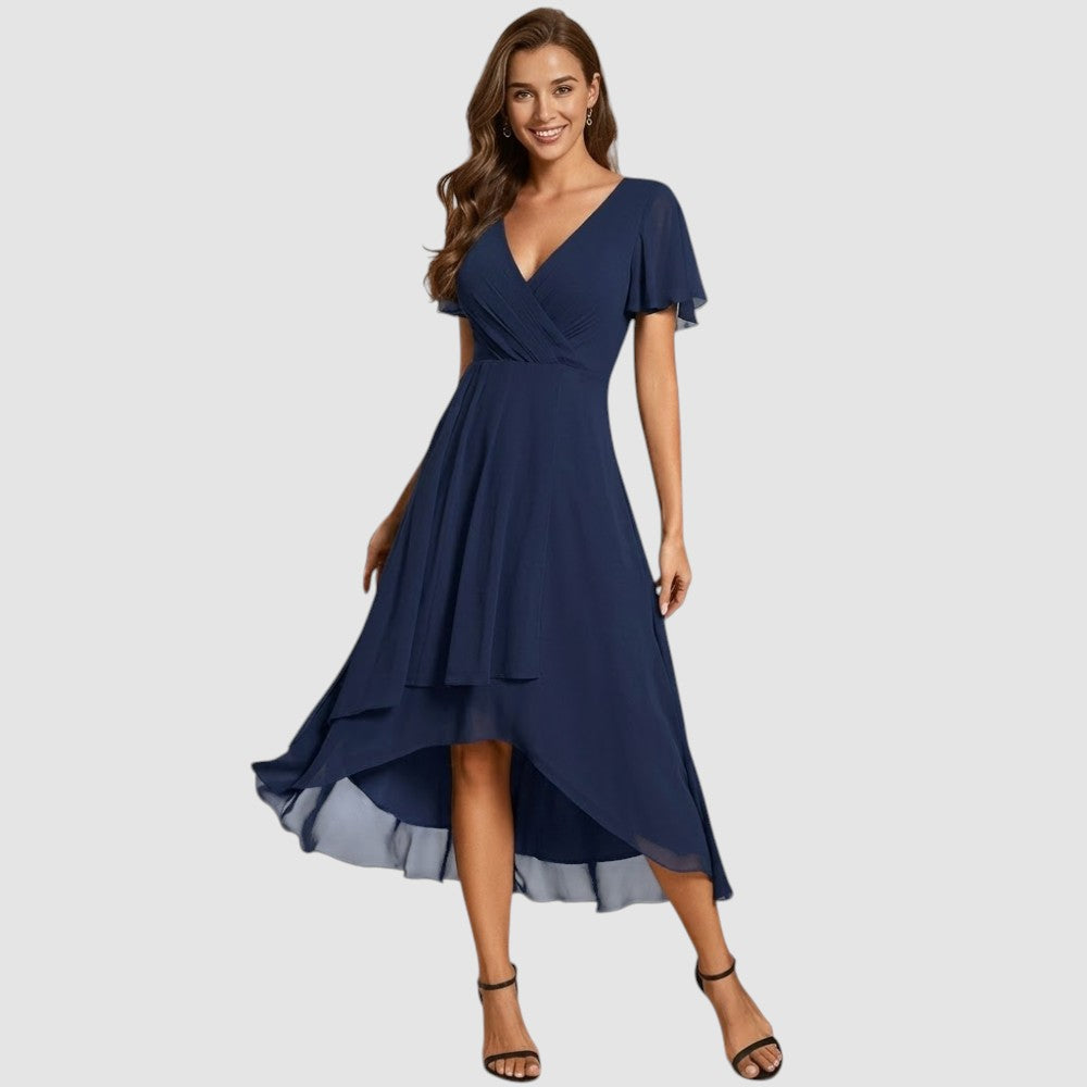 ANNMARIE | CHIFFON PARTY MIDI DRESS
