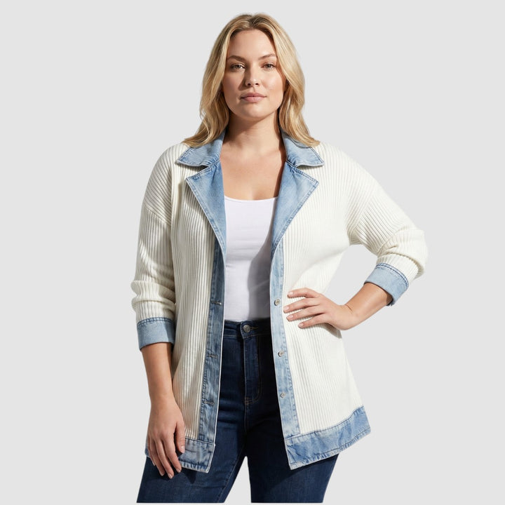 CHRISTINE | DENIM MIX JACKET