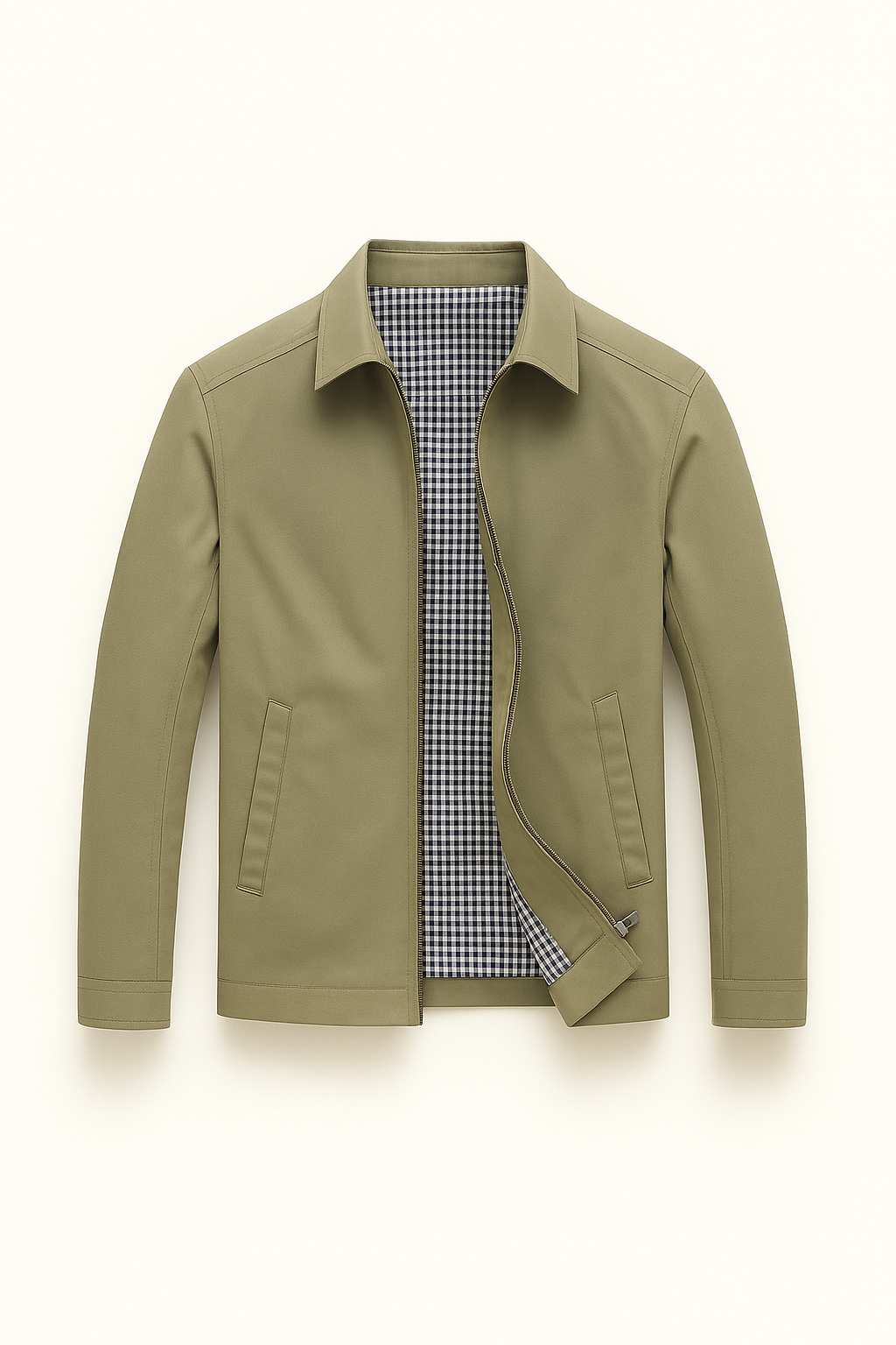Men’s Jacket – Wool-Blend, Classic & Refined