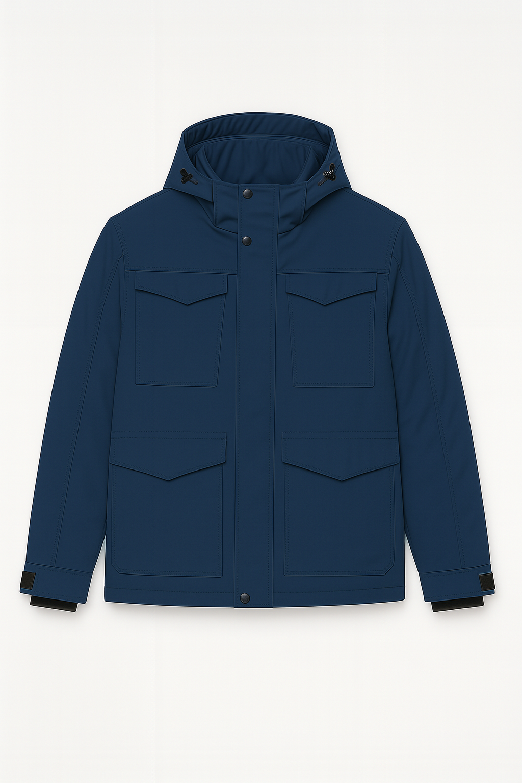 Men’s Jacket – Parka-Style Outer, Windproof & Thermal Warm