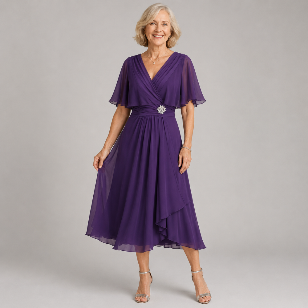 DONNA | FLORAL RUFFLE MAXI DRESS