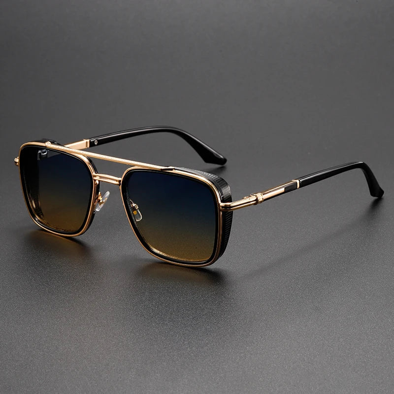 SEBASTIAN | SQUARE DOUBLE BRIDGE SUNGLASSES
