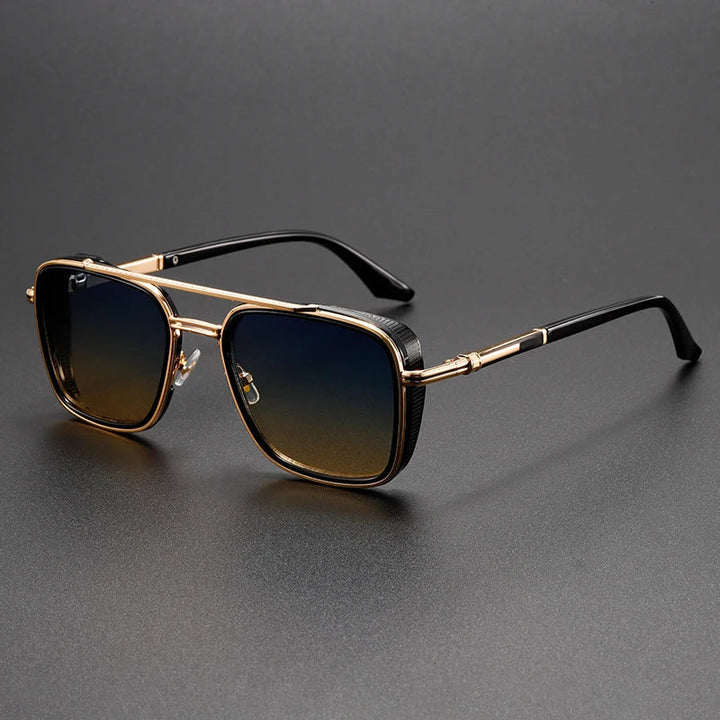 SEBASTIAN | SQUARE DOUBLE BRIDGE SUNGLASSES