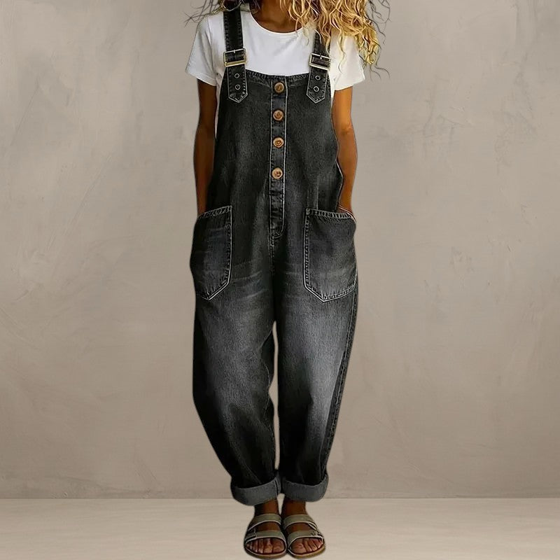 MIRELLA | RETRO DENIM DUNGAREES