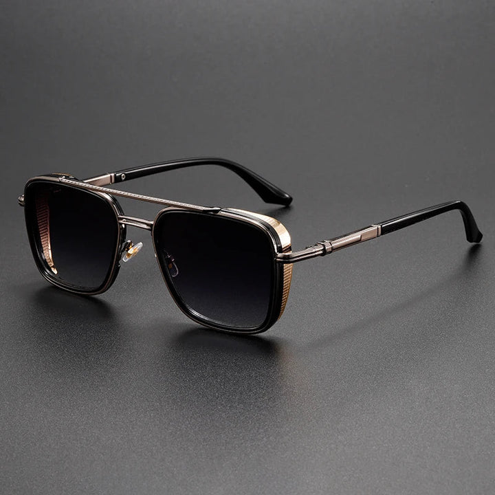 SEBASTIAN | SQUARE DOUBLE BRIDGE SUNGLASSES