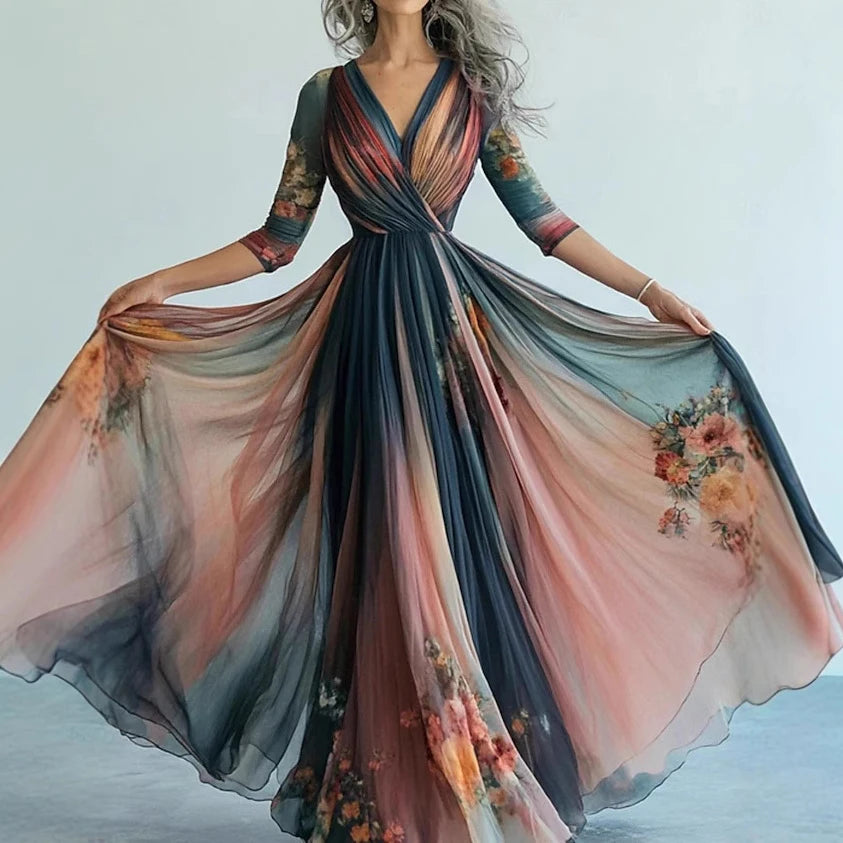 TERESA | BOHEMIAN FLORAL MAXI DRESS