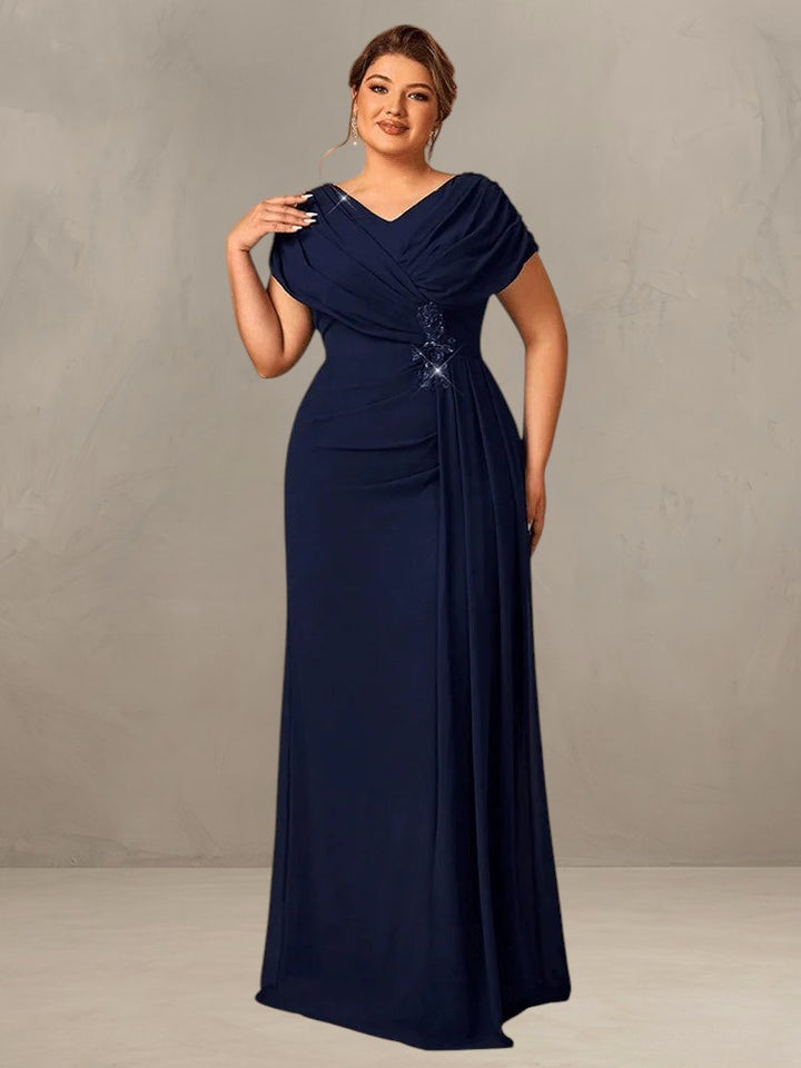 BEVERLEY | CHIFFON EVENING MAXI DRESS