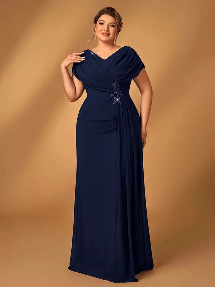 BEVERLEY | CHIFFON EVENING MAXI DRESS