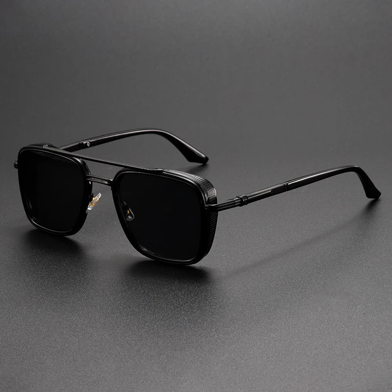 SEBASTIAN | SQUARE DOUBLE BRIDGE SUNGLASSES