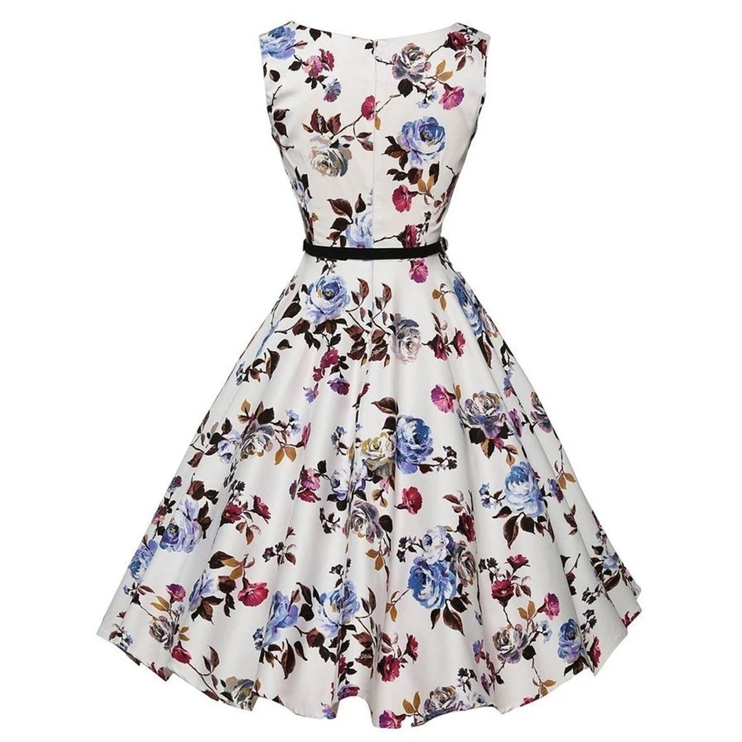 RITA | FLORAL VINTAGE SWING DRESS
