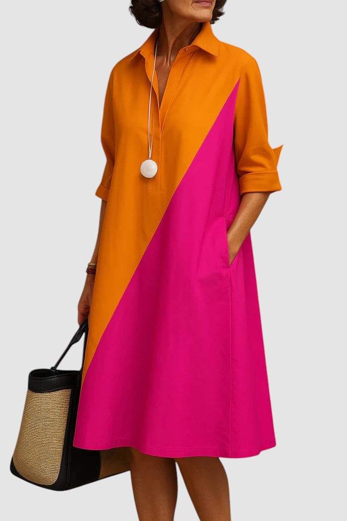 SERAPHINA | SATIN MIDI DRESS