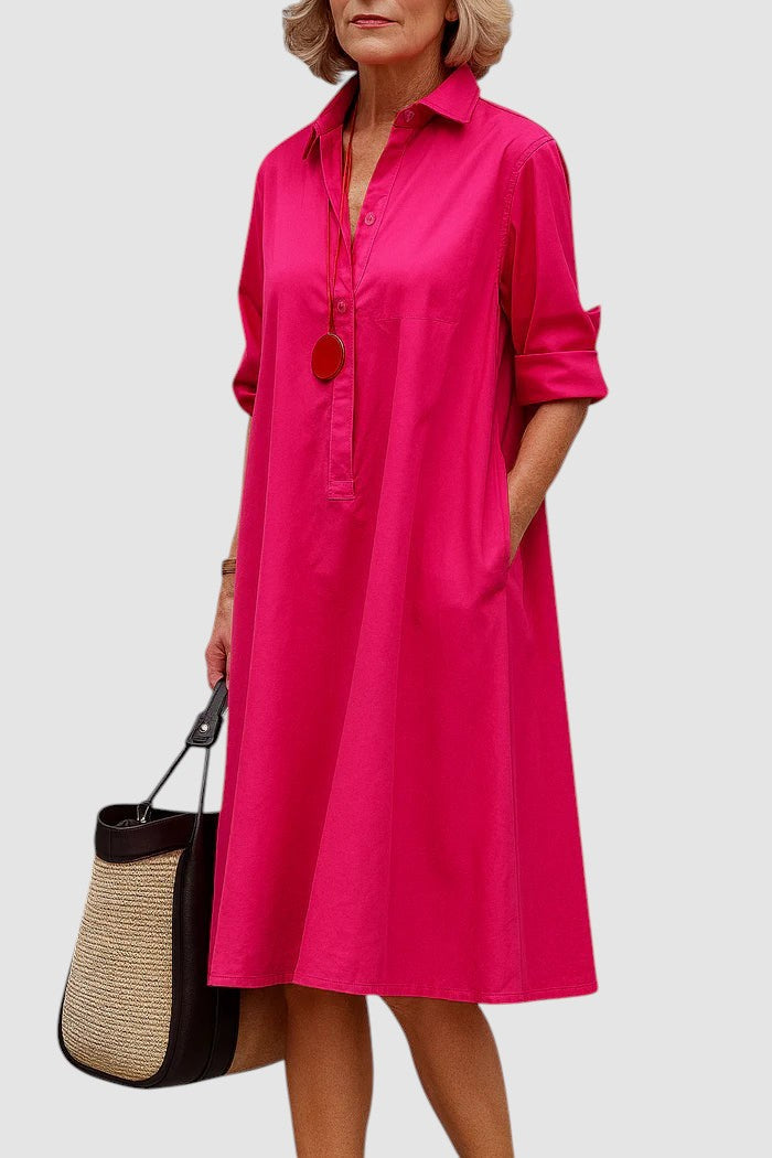 SERAPHINA | SATIN MIDI DRESS