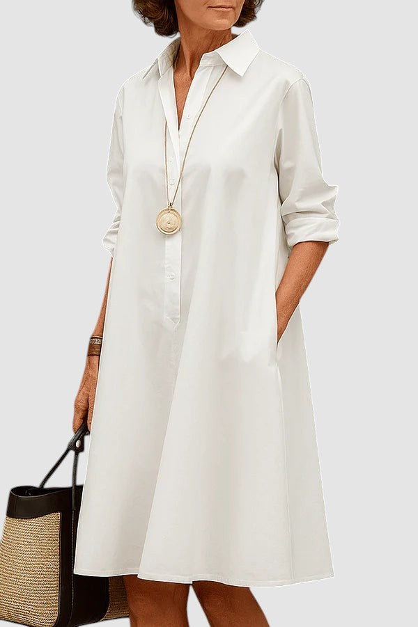 SERAPHINA | SATIN MIDI DRESS