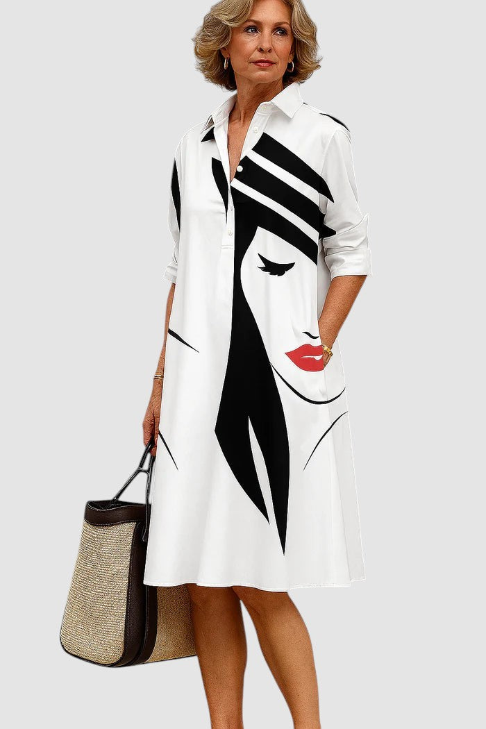 SERAPHINA | SATIN MIDI DRESS