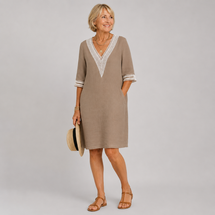 SHEILA | V-NECK SUMMER DRESS