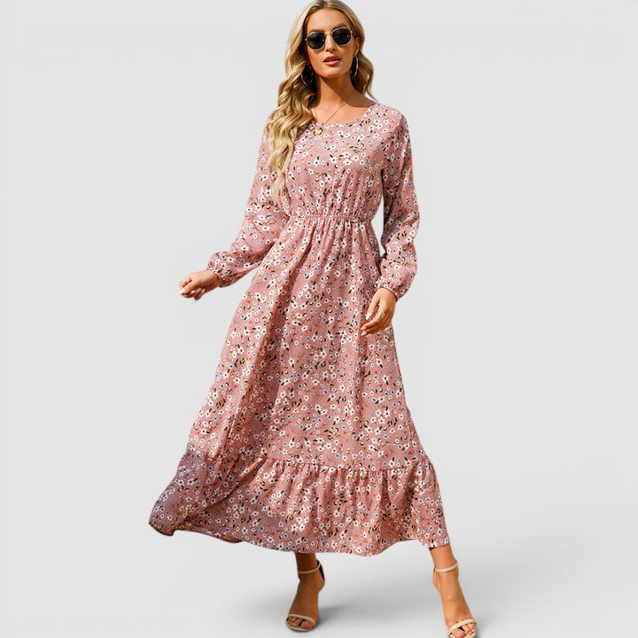 ROSEMARY | BOHEMIAN FLORAL MAXI DRESS