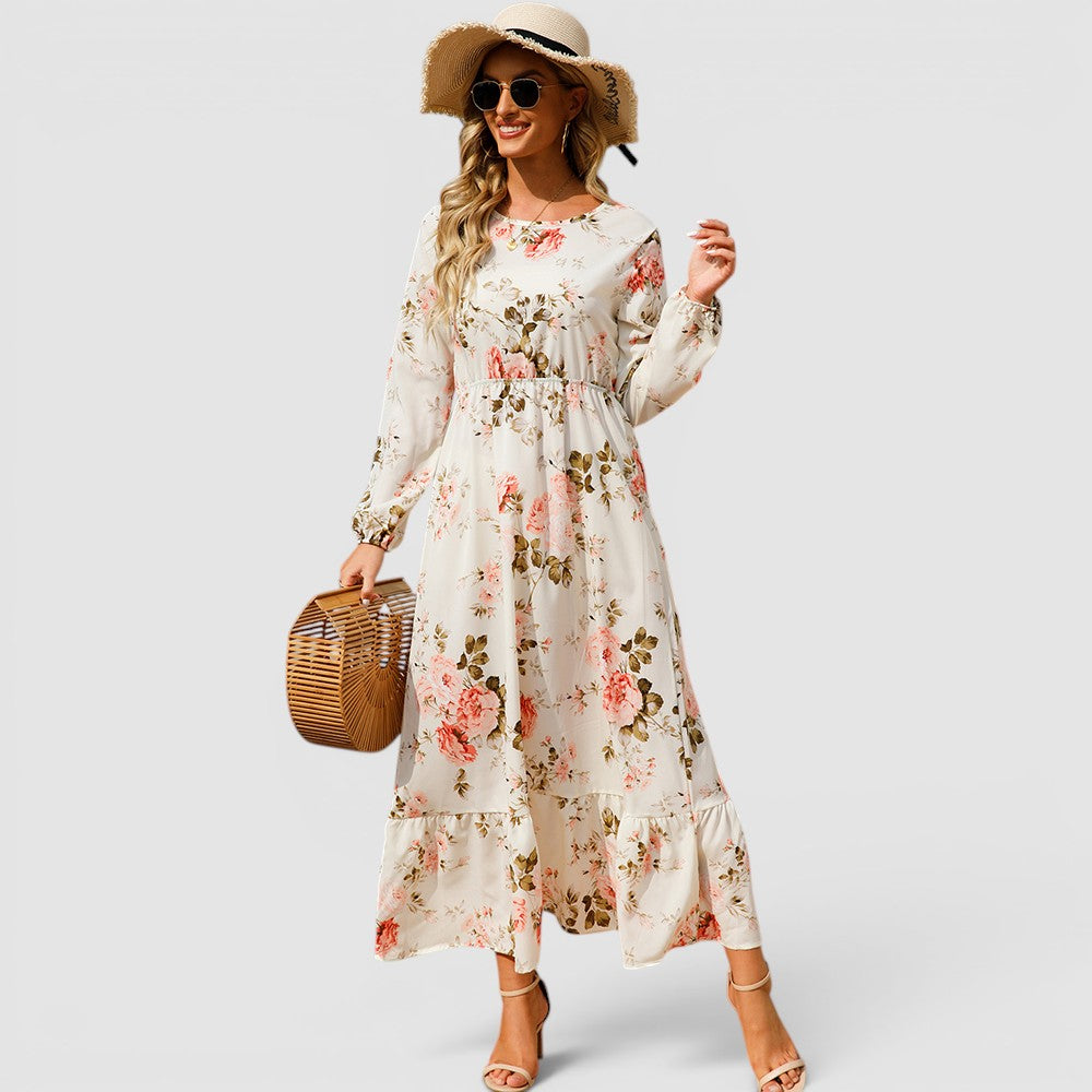 ROSEMARY | BOHEMIAN FLORAL MAXI DRESS