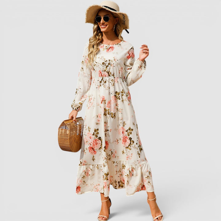 ROSEMARY | BOHEMIAN FLORAL MAXI DRESS