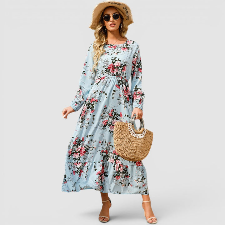 ROSEMARY | BOHEMIAN FLORAL MAXI DRESS