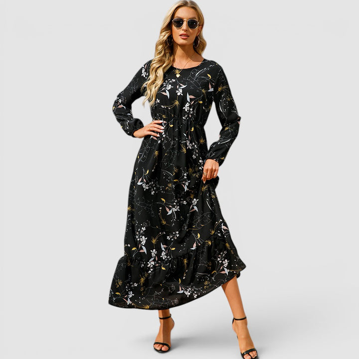 ROSEMARY | BOHEMIAN FLORAL MAXI DRESS